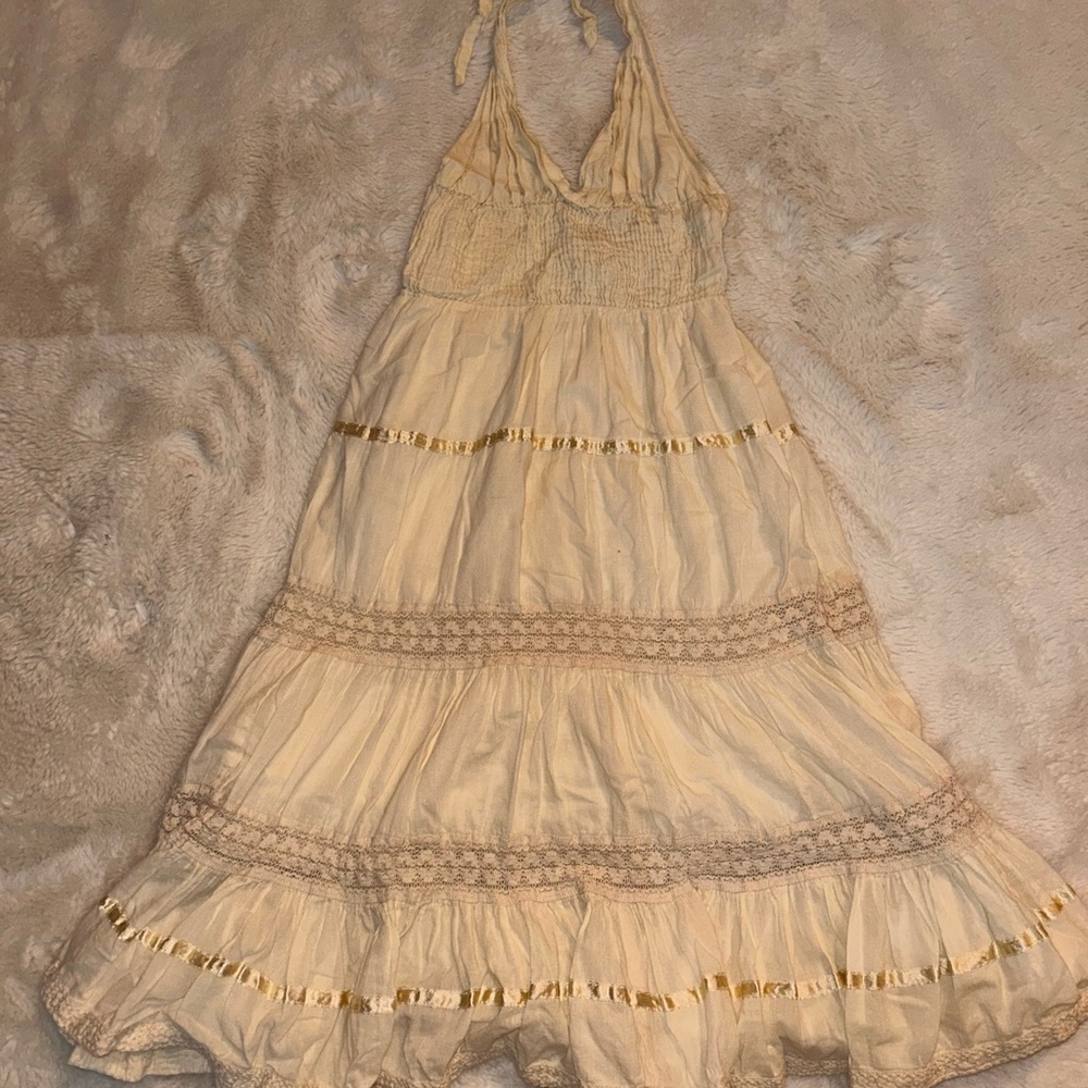 Fire Los Angeles Light Off White Dress